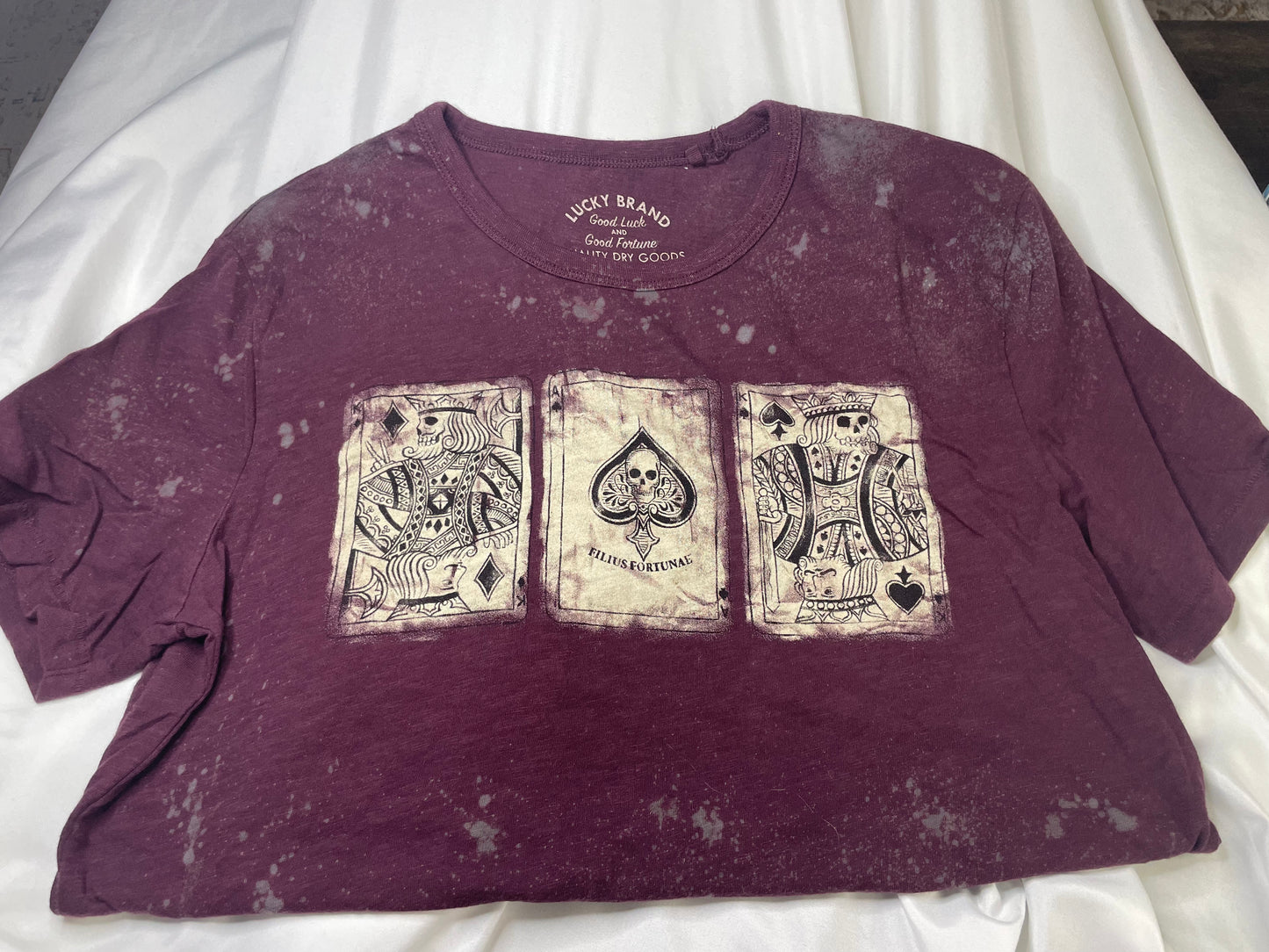 Hand dyed lucky brand tee