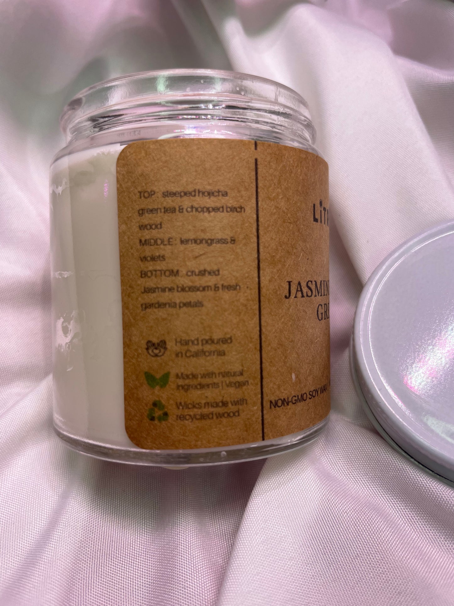 ‘Jasmine Blossom Green Tea’ Soy Candle