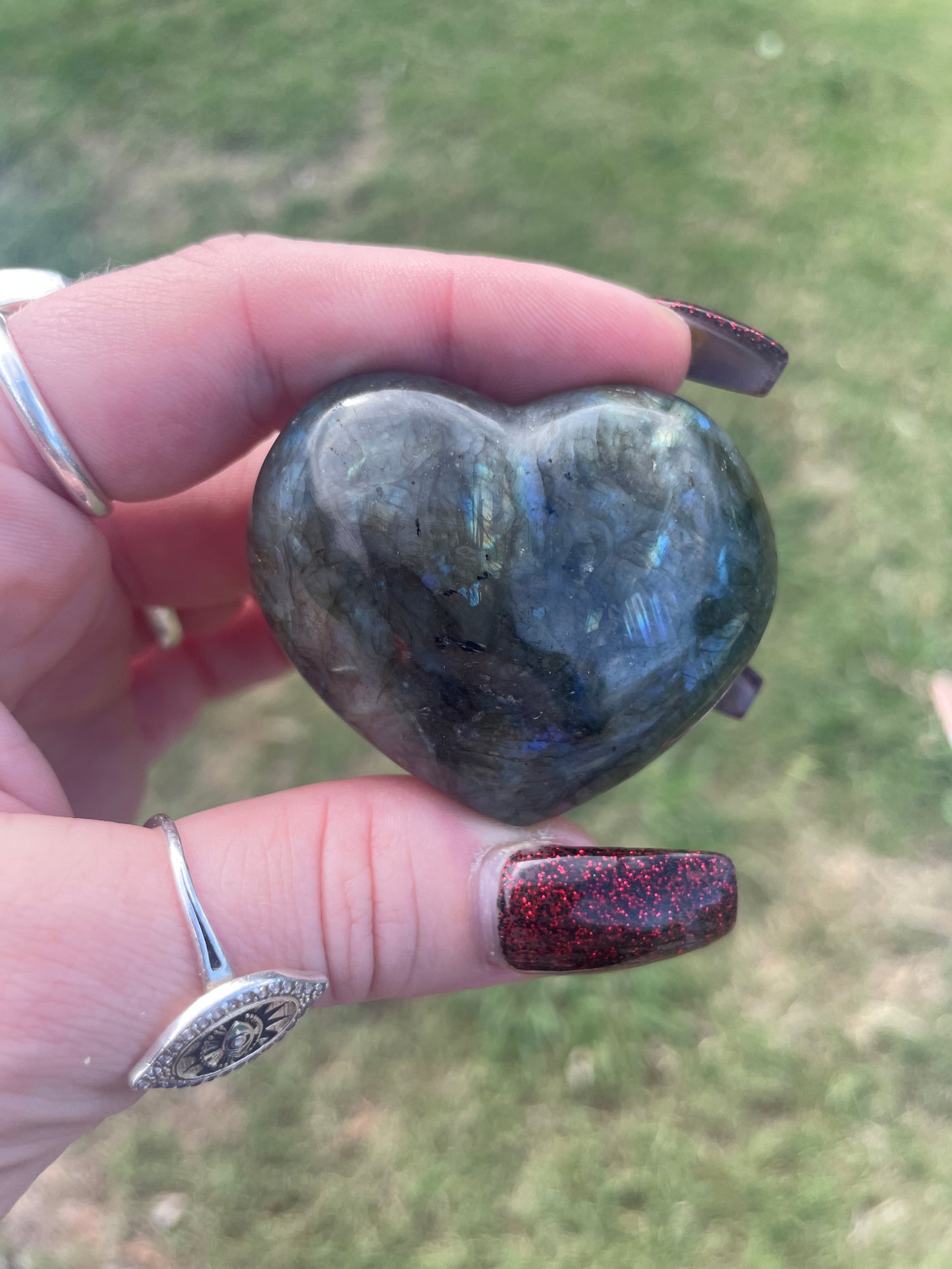 Labradorite heart 4