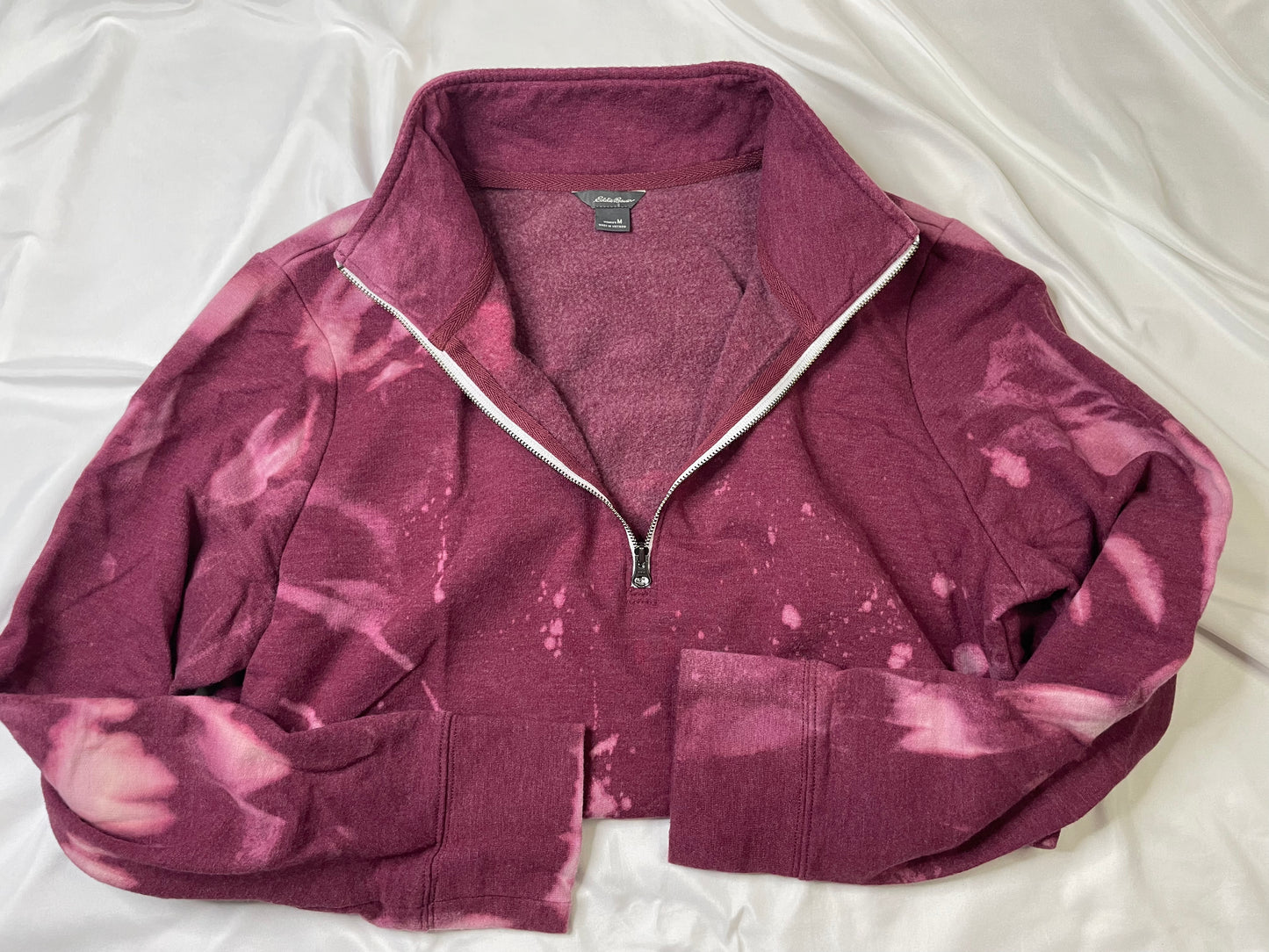 Upcycled Hand Dyed Zip Jacket